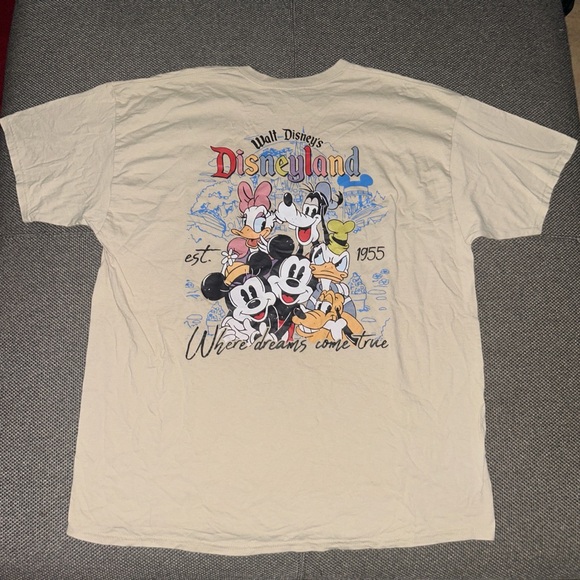 Disney Other - Disney Disneyland Cream Graphic T-Shirt